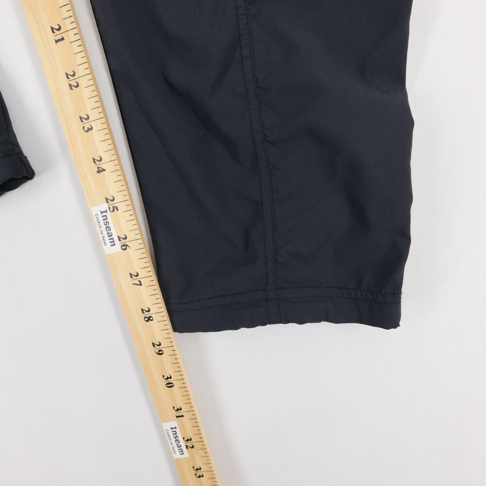 Prana Koen Pants Womens M Black Mid Rise Hiking Travel Stretch Cinch Hem - Picture 8 of 13
